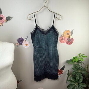 Zara Lace Spaghetti Strap Slip Dress - Size - Small